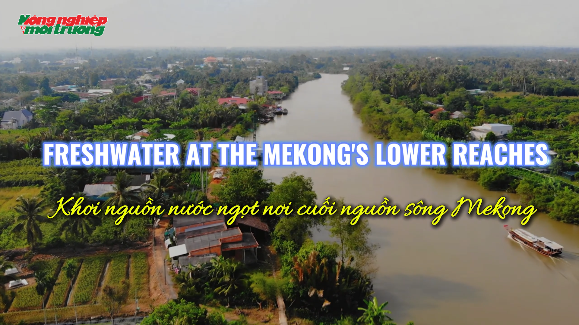 Restoring freshwater at the Mekong's lower reaches